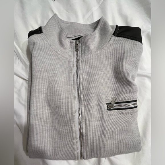 INC International Concepts Sweater w/ Zipper - Picture 2 of 13